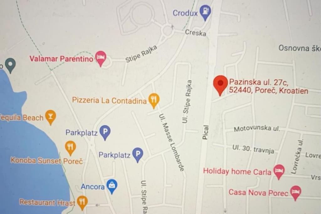 Porec, Tolle 3 Zi-Whg, Sehr Zentral, Top Zustand! Mit Internet Und W-Lan! Buitenkant foto